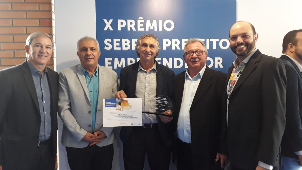 Sarandi ganha prêmio na 10ª Edição do Prêmio Sebrae Prefeito Empreendedor